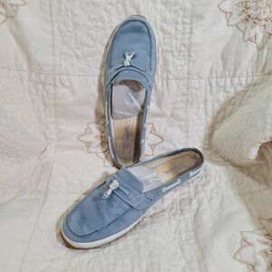 True Spirit by Easy Spirit Blue Deck Shoe Mule, ESGAMESWEEP, Blue, 7.5M